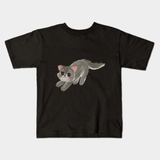 Timmy the Grey cat Kids T-Shirt